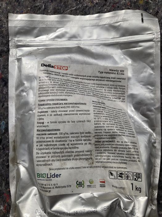 Delia stop preparat ochrony i regeneracji roślin kapustowatych