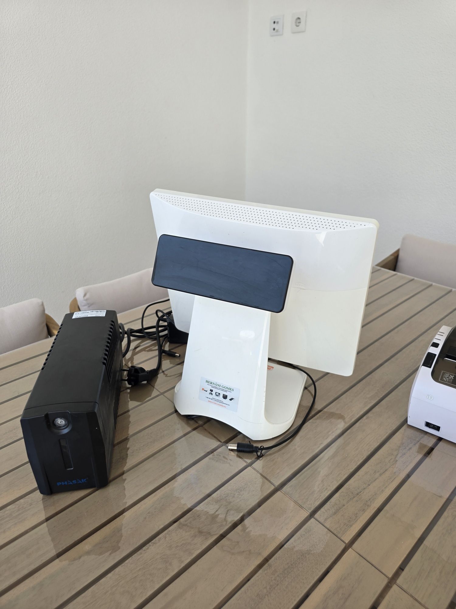 Caixa registadora touch POS + impressora térmica