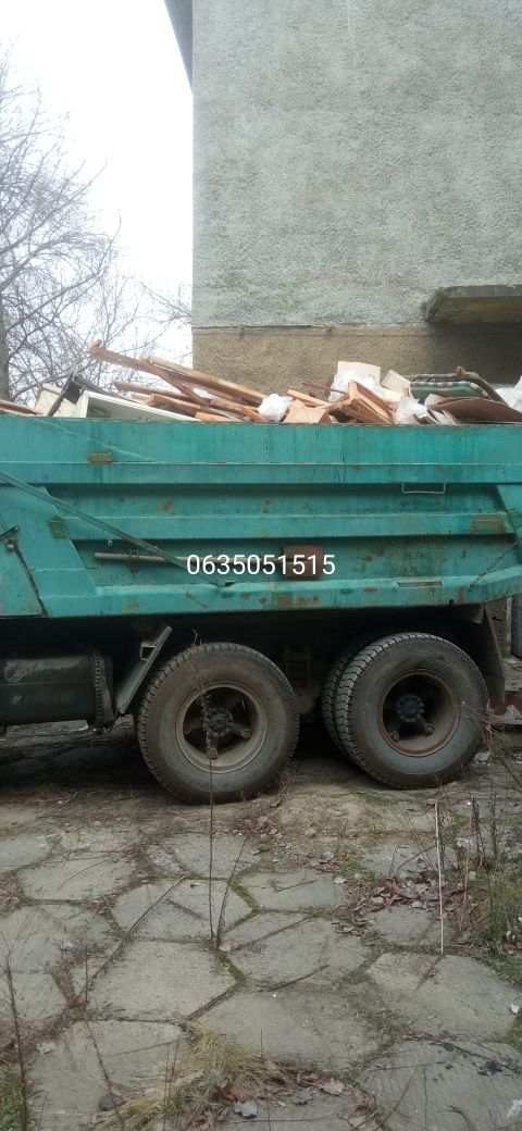 Вывоз любого мусора, Зил, КамАЗ, Есть грузчики. Демонтажные работы.ра