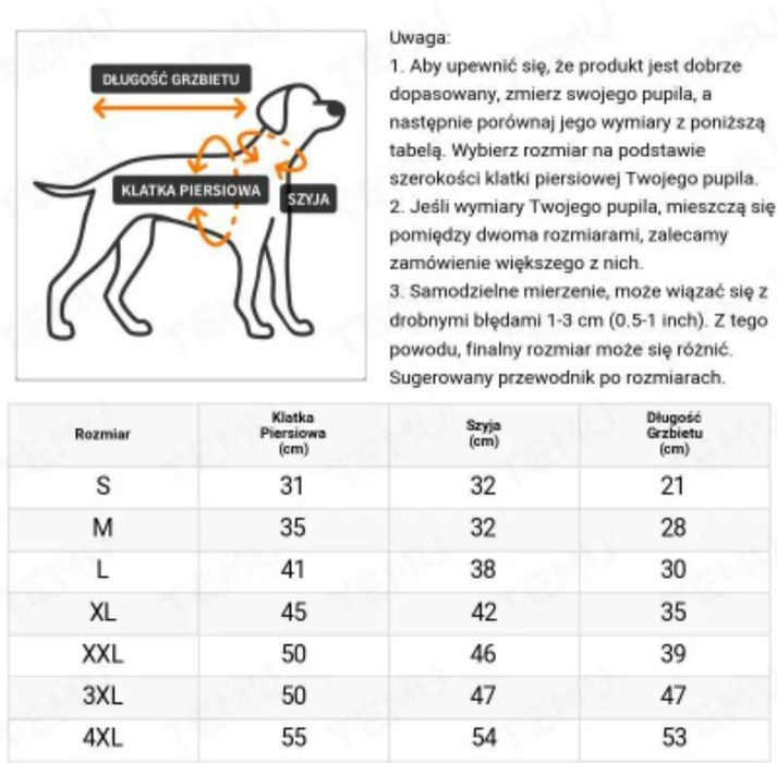 Świąteczna piżamka dla zwierząt