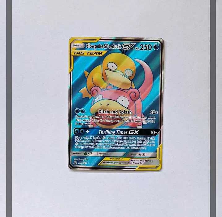 Slowpoke & Psyduck Gx 217/236 UNM Pokemon ENG-EXC