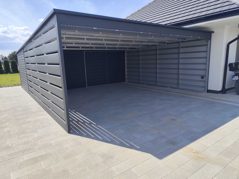 Zadaszenie - CARPORT WIELOSTANOWISKOWY | Wiata Samochodowa – Maj-Blach