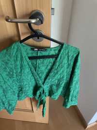 Blusa verde da Zara