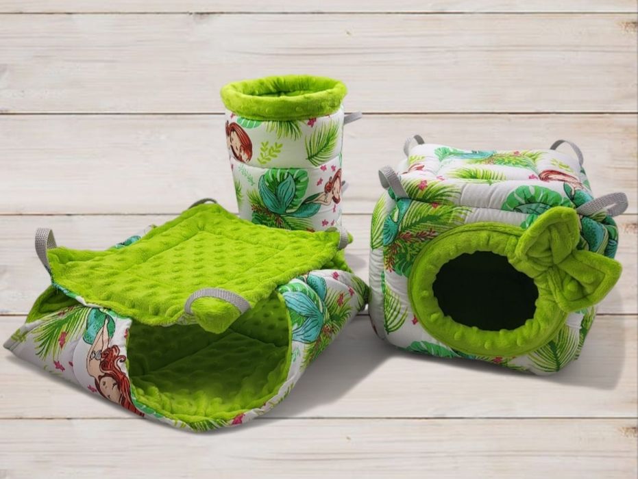 Zestaw dla gryzonia szynszyli szczurów świnek koszatniczek