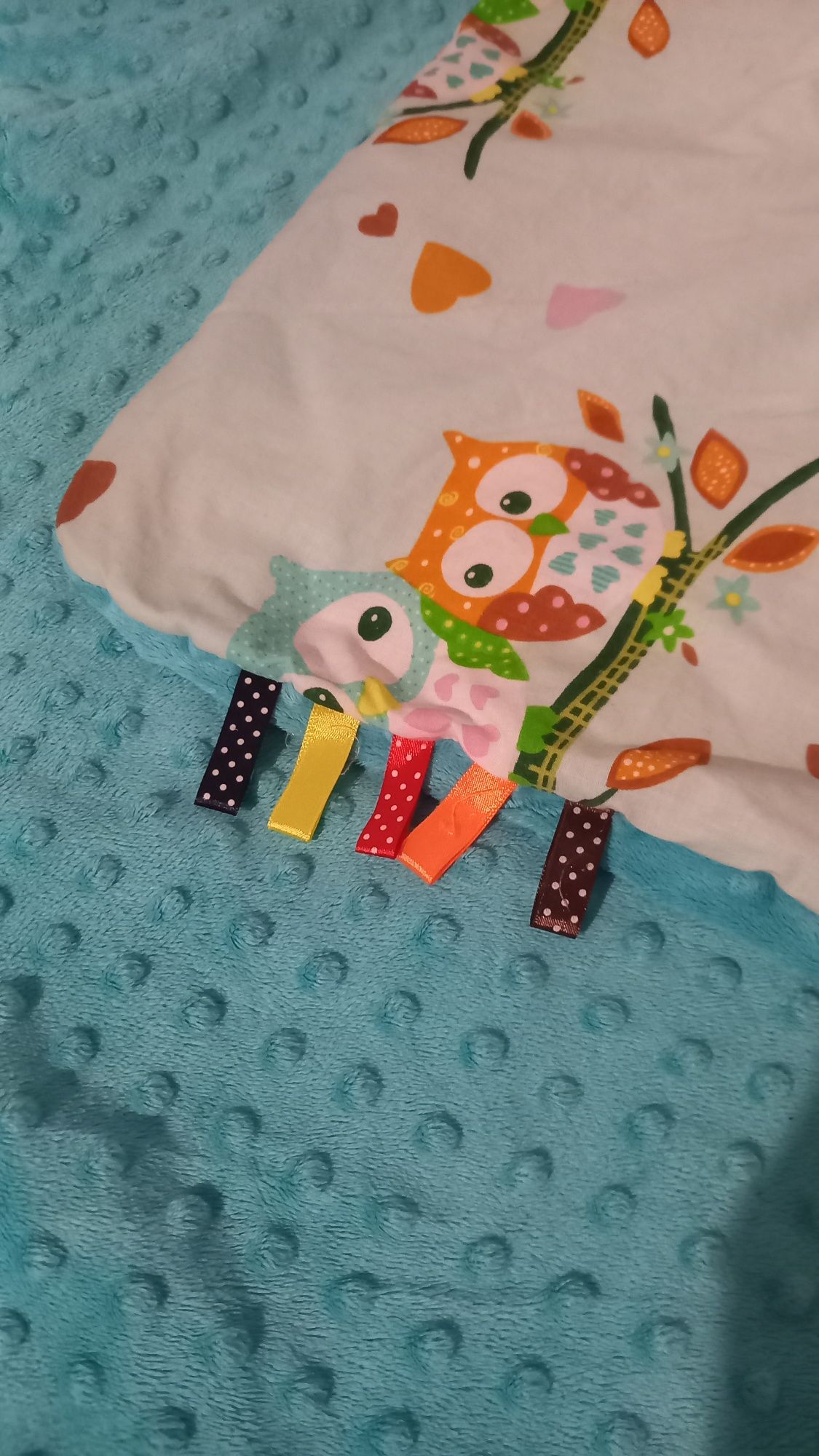 Kocyk dziecięcy niemowlęcy minky kołderka