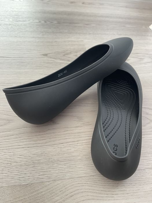 НОВІ! Жіночі балетки Crocs Brooklyn Flat 38-39 24 см Black