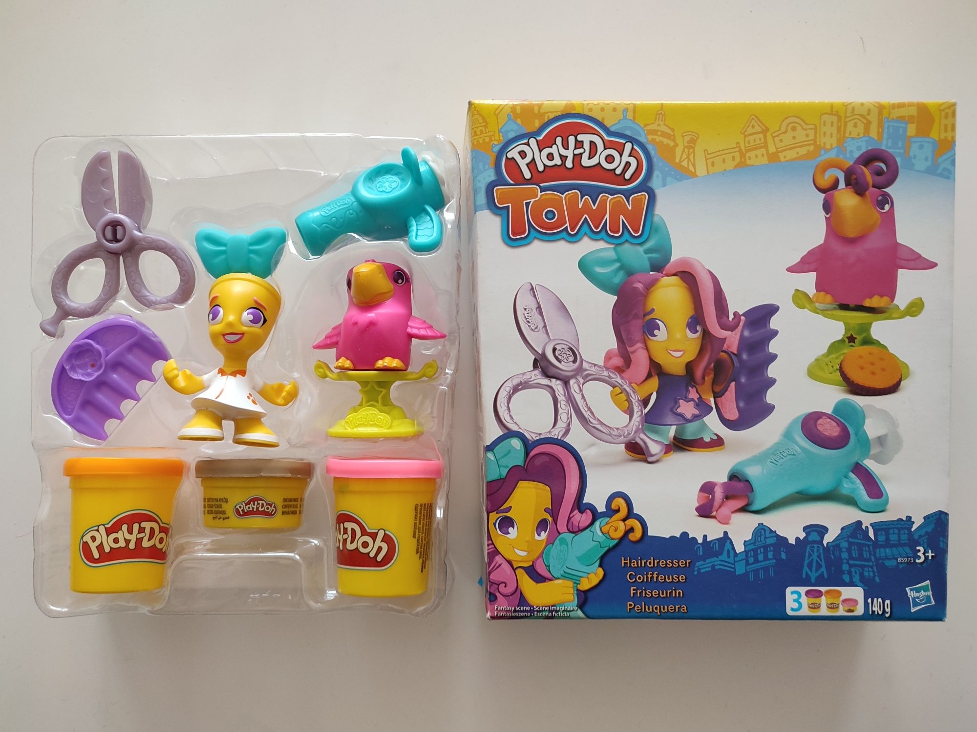 Foremki Ciastolina Play doh Fryzjer i Papuga