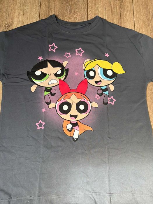 T-shirt damski oversize ATOMÓWKI rozmiar Uniwersalny grafit szary