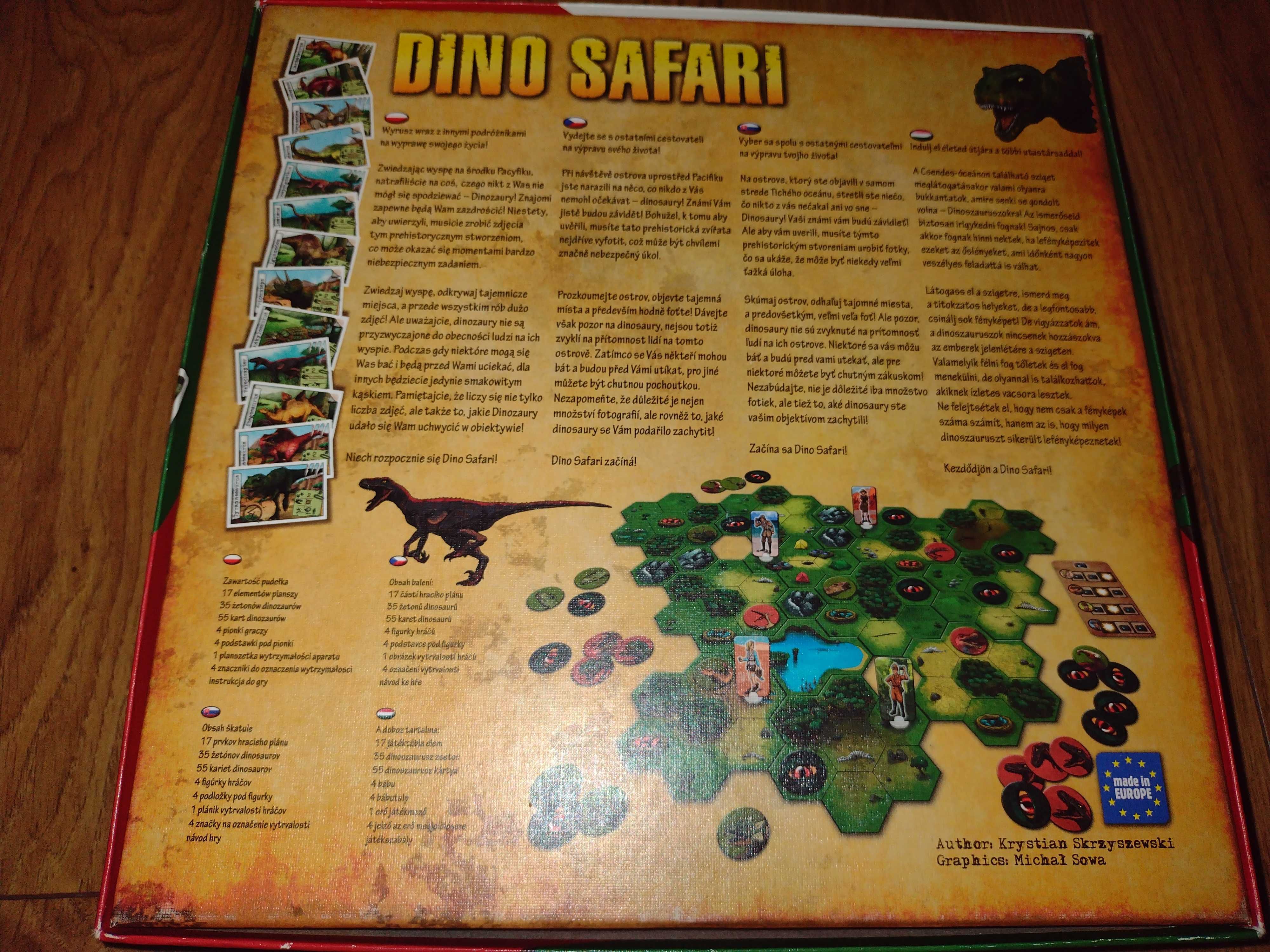 " Dino safari" gra Trefl, stan bdb