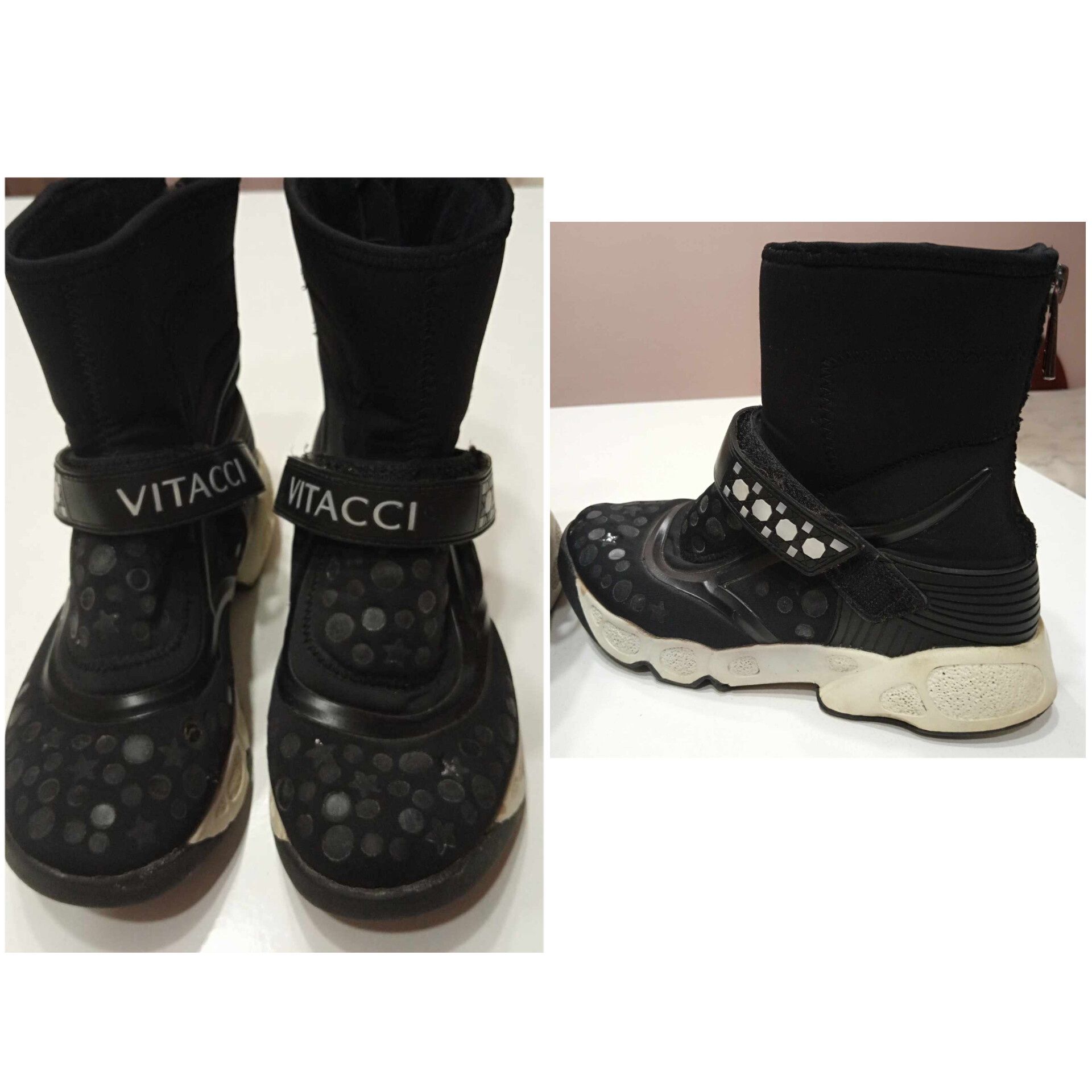 Балетки Лодочки шкіряні туфлі Сапоги Ботинки Vitacci 35 червоні білі