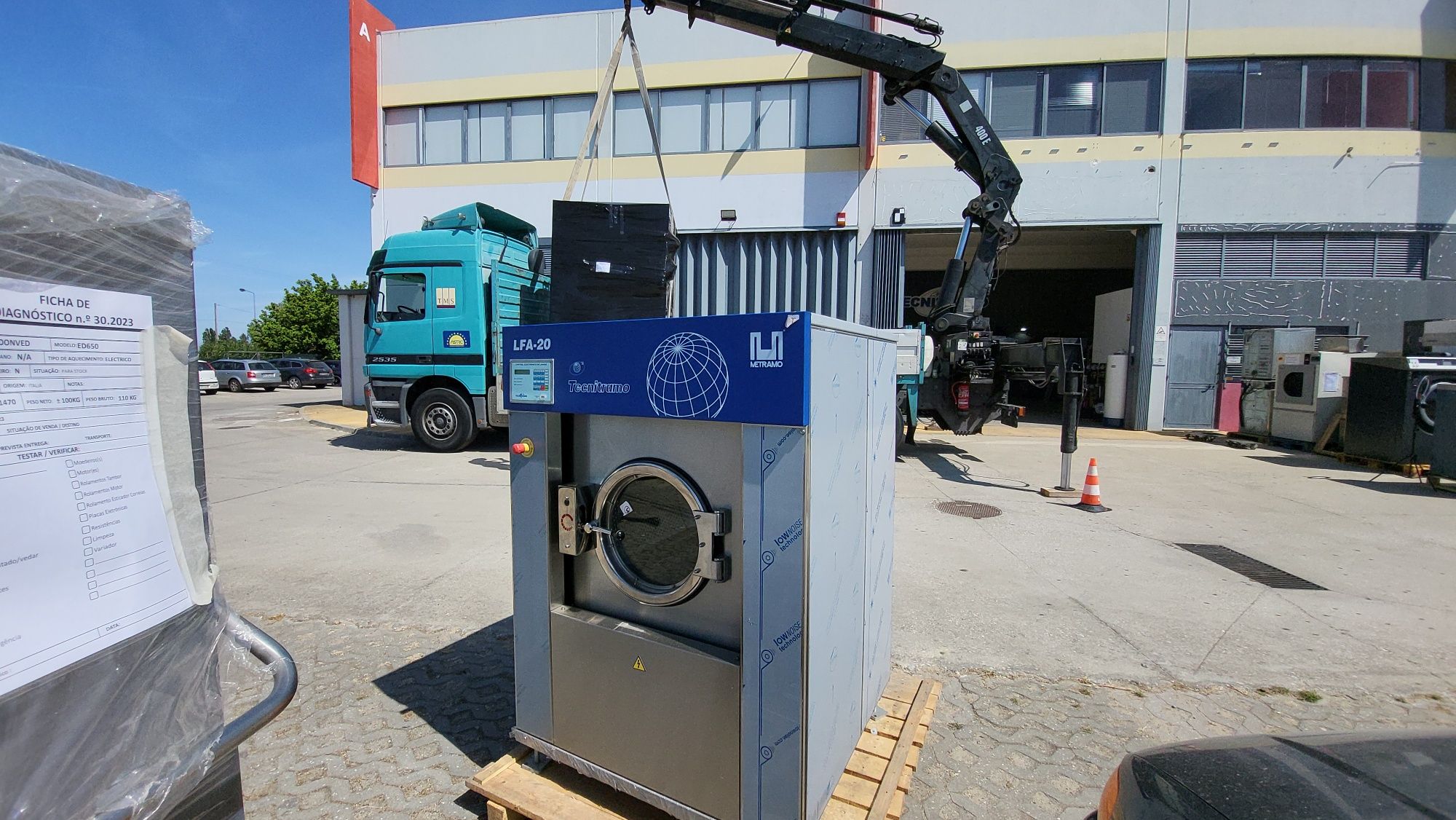 Maquina de lavar roupa industrial 22kg