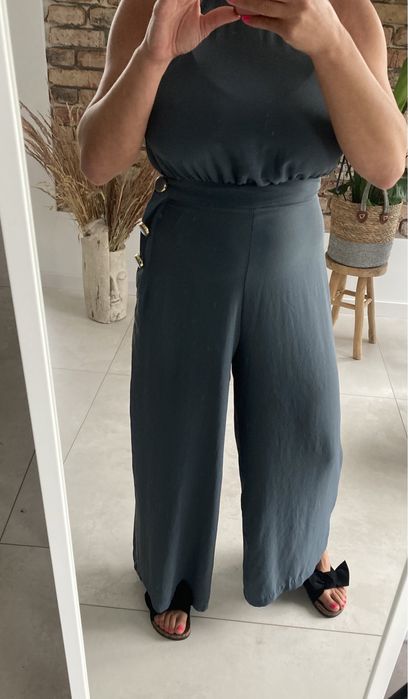 Kombinezon zara szerokie nogawki S/m/l impreza święta wizytowy