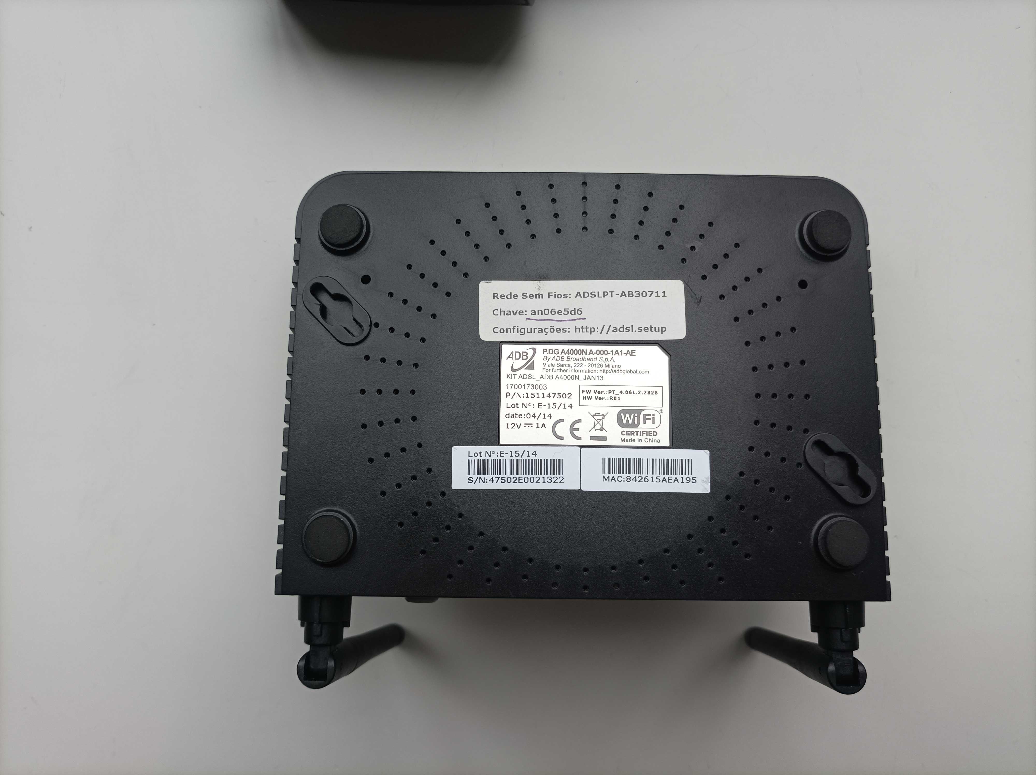 Router Wifi ADB A4000n