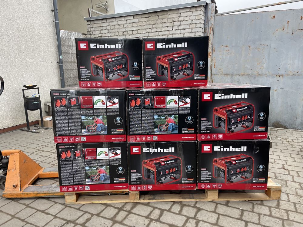 Генератор Einhell 1/ 2.4/3.5/6.5  квт.  Немецкий бензин. Einhell35/65