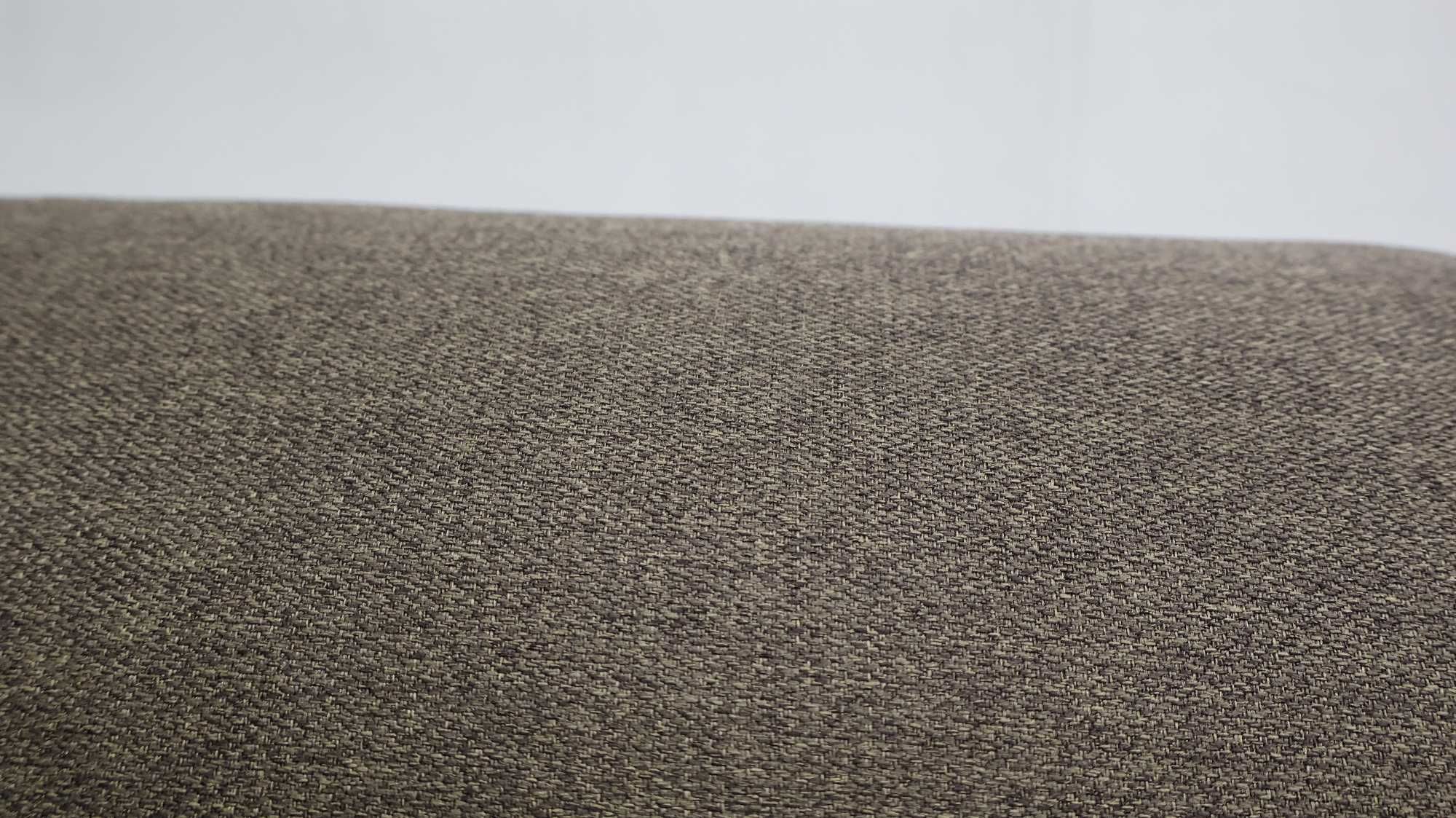 TCE DESIGN NAROŻNIK z funkcją spania PUFA rogówka sofa brązowa tkania