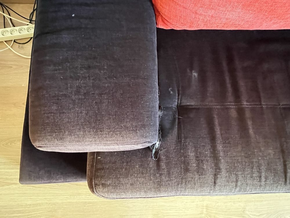 Sofa de canto com chaiae long