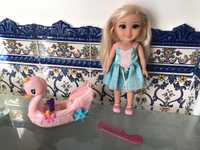 brinquedos Barbie branca de neve casa bonecas princesas Frozen disney