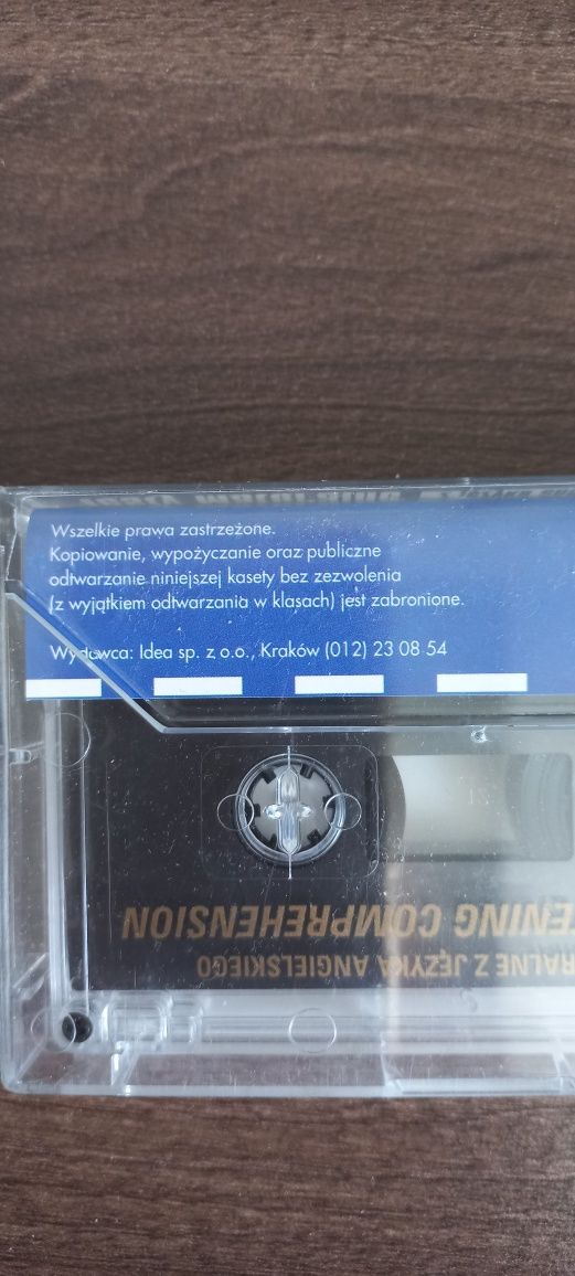 Kaseta magnetofonowa język ang