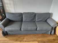Sofa 3 osobowa  Ikea VRETSTORP rozkładana, funkcja spania, pojemnik na