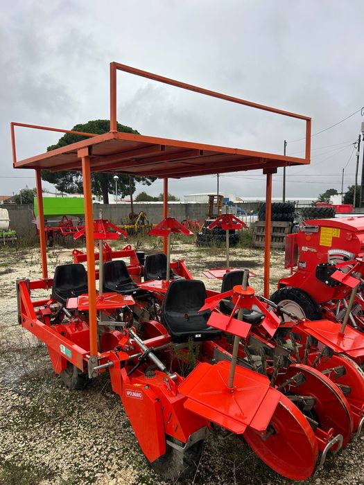 Máquina plantar cebolas