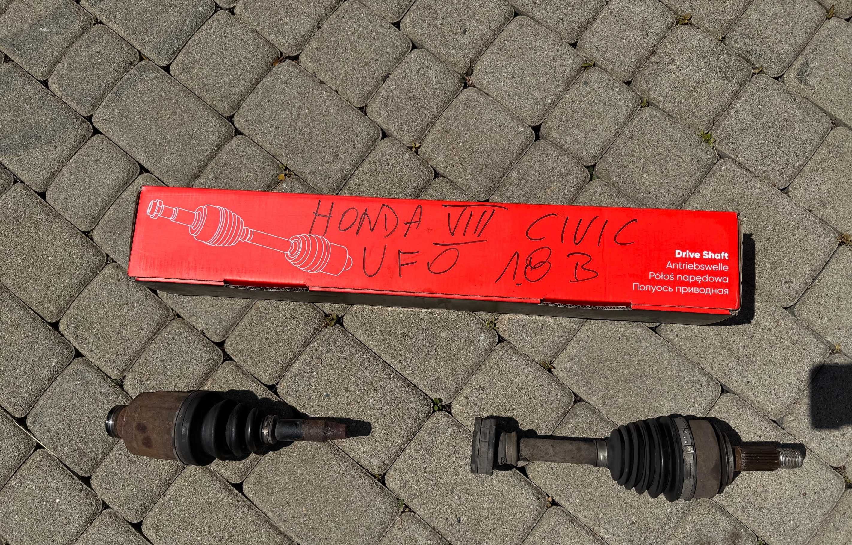 Przegub zewnętrzny i wewnętrzny / PR / Honda Civic UFO 1.8B / Automat