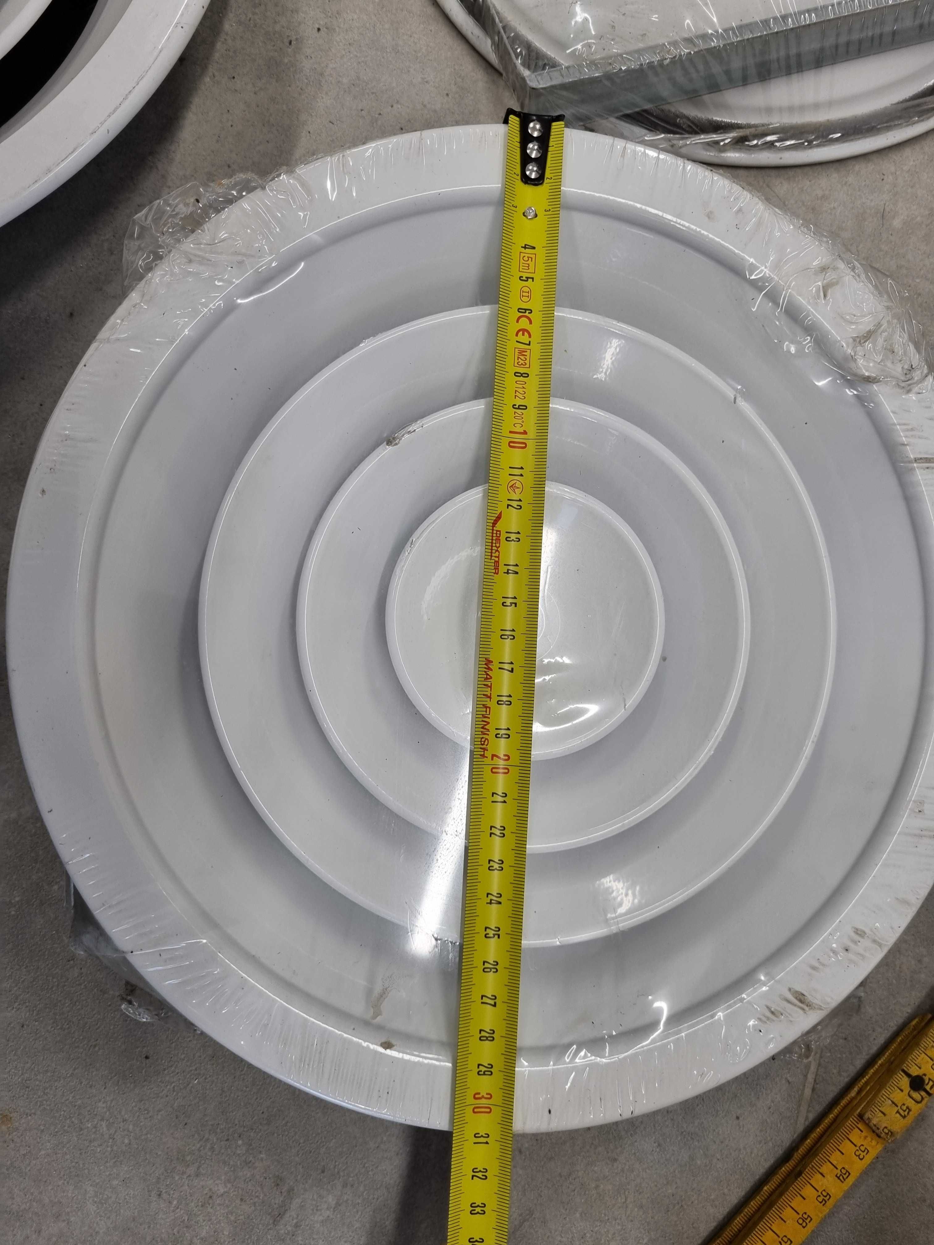 Anemostat nawiewny aluminiowy okrągły 31 i 36 cm