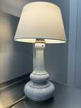 Piękna Biała Porcelanowa Lampa Wallendorf lata 1960te Turyngia Unikat