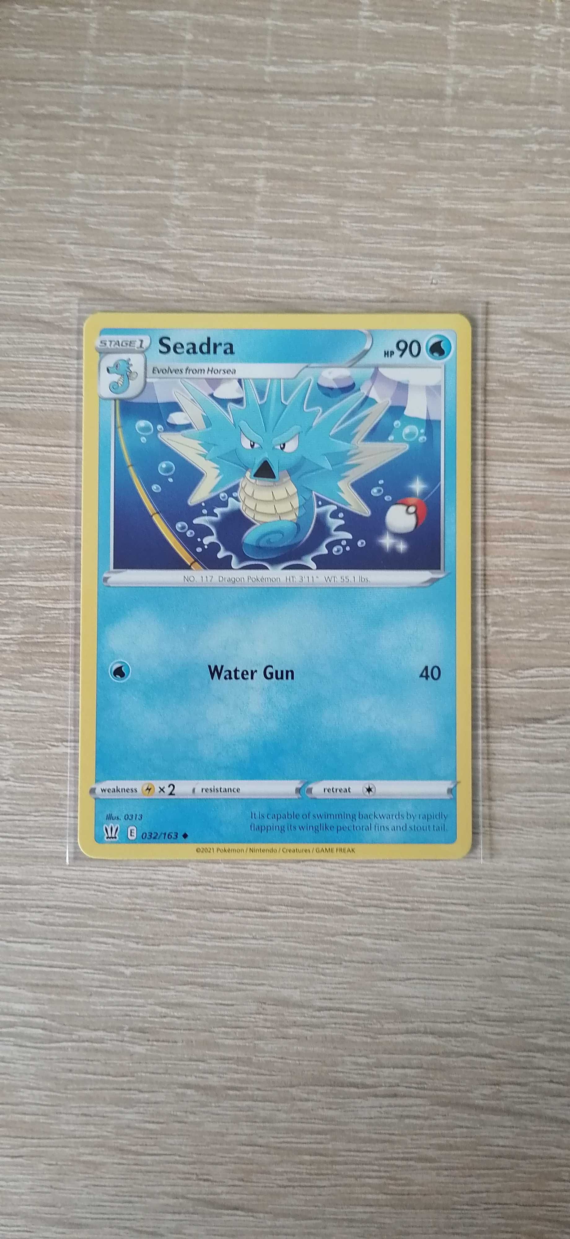 Pokemon Seadra 32/163 Battle Styles Non-Holo