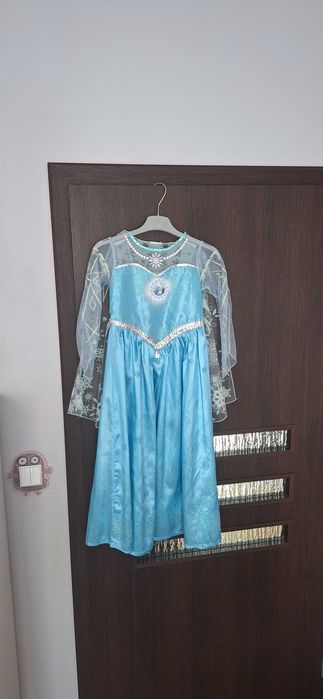 Elsa Frozen sukienka na bal, Kraina Lodu rozmiar 128
