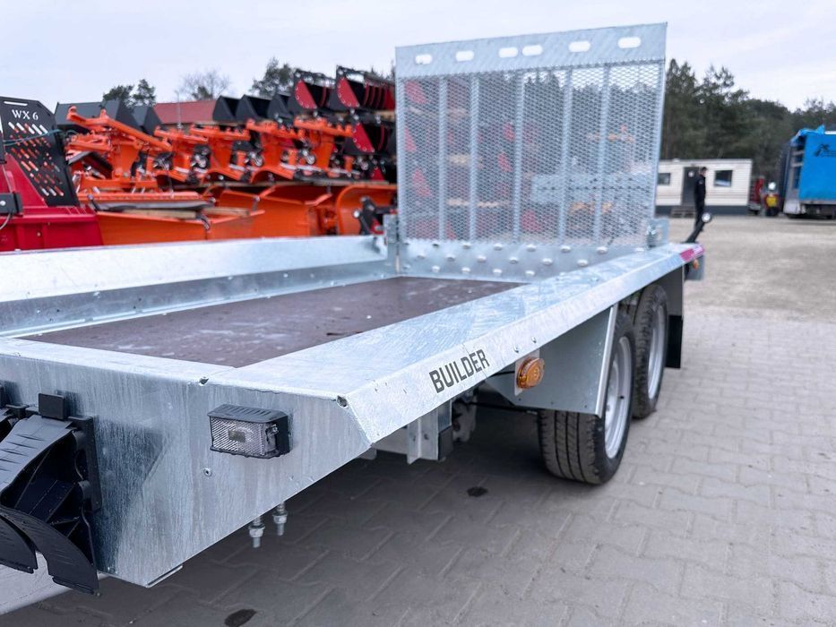 TEMARED BUILDER 3516/2 3,5T - Przyczepa pod minikoparkę, nowa, SOLIDNA