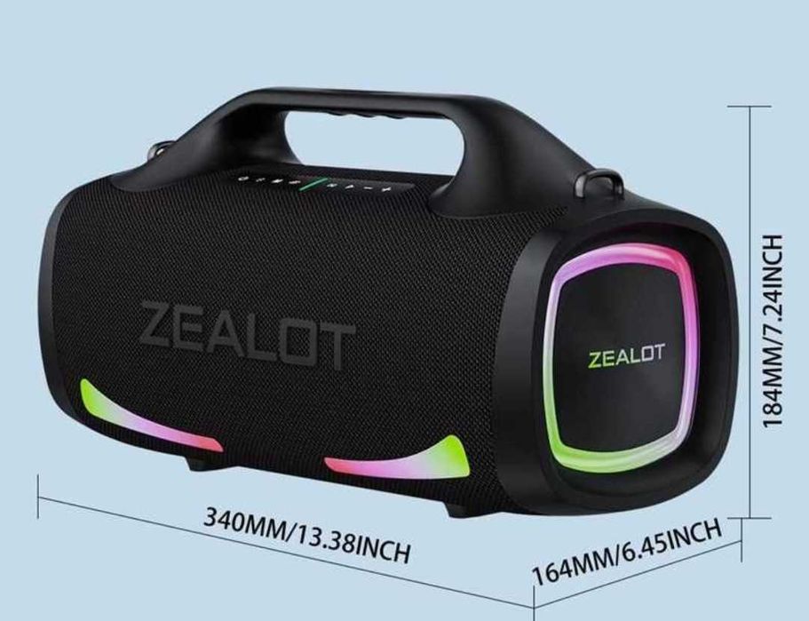 ZEALOT S79 głośnik Bluetooth 100W - 24000mAh - Nowy