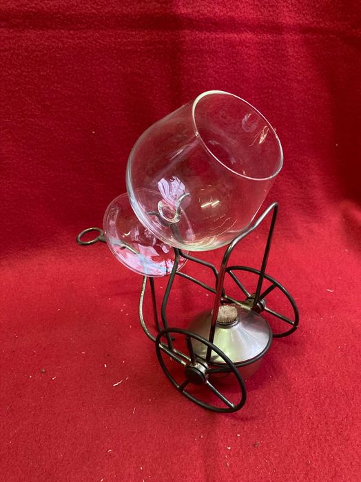 suporte de cálice aquecido, em prata