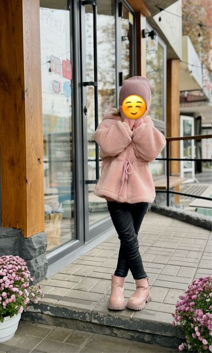 Еко шубка для дівчинки