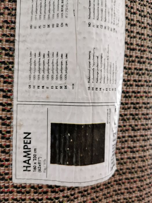 Tapete IKEA preto