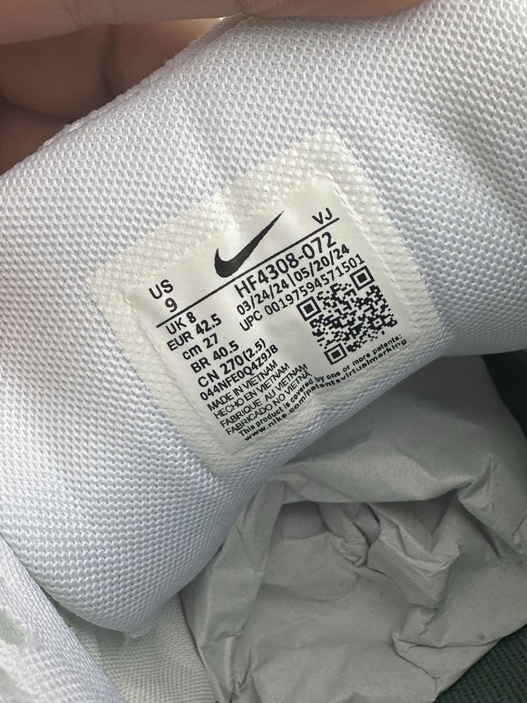 Оригінальні Кросівки Nike P-6000 Premium Light Bone Найки сірі зелені