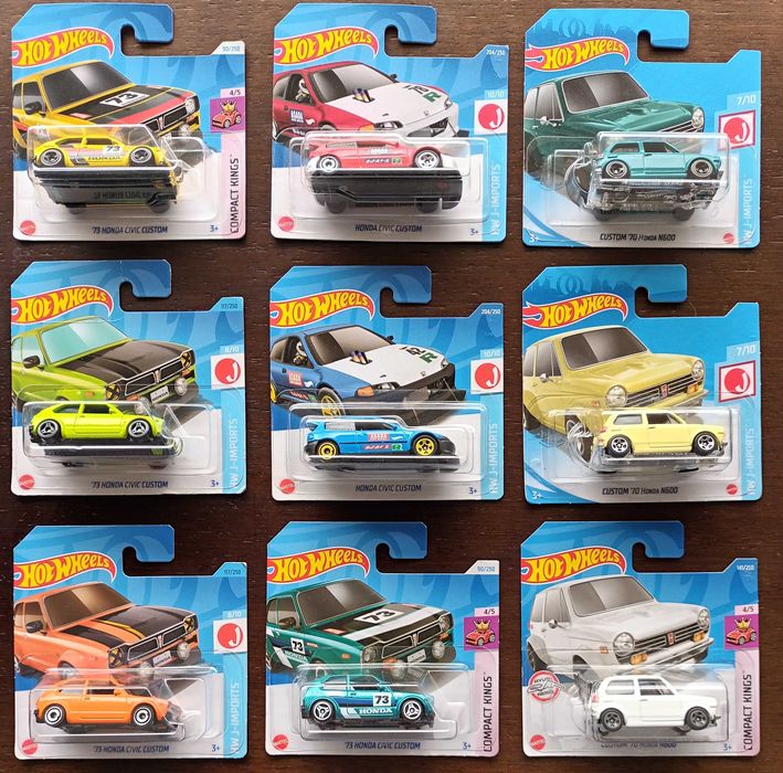 Hot Wheels Novos. Vários, Mainline. Escala 1/64