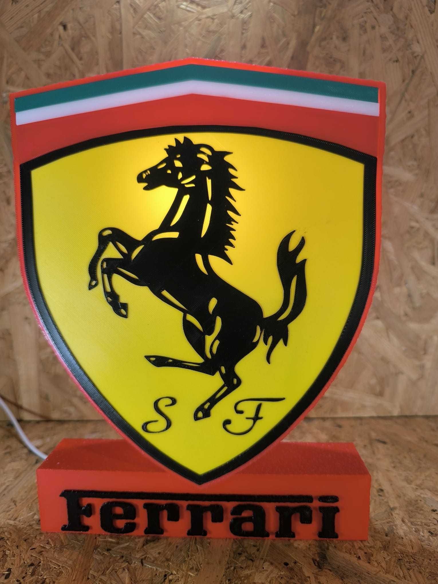 Luminaria /Lightbox Ferrari