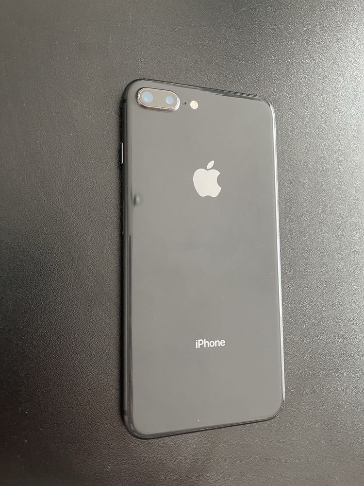 Iphone 8 plus - czarny - dodatkowe szkła