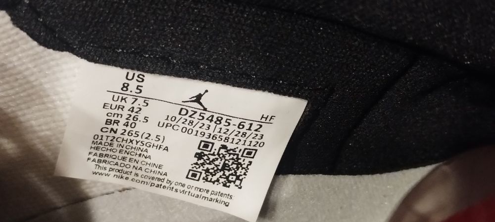 Buty sportowe Air Jordan 1 Retro High OG Chicago Lost and Found