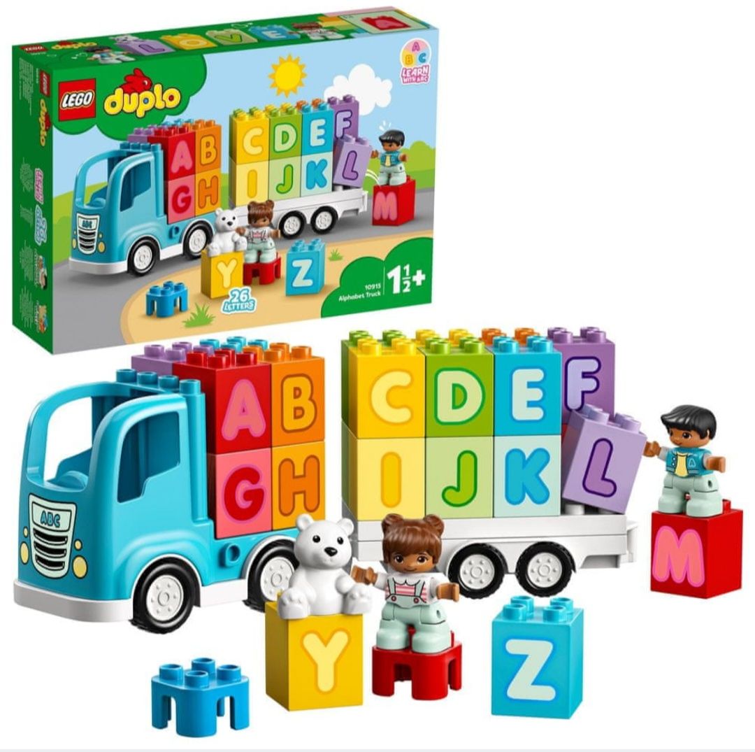 Klocki LEGO Duplo ciężarówka z Alfabetem