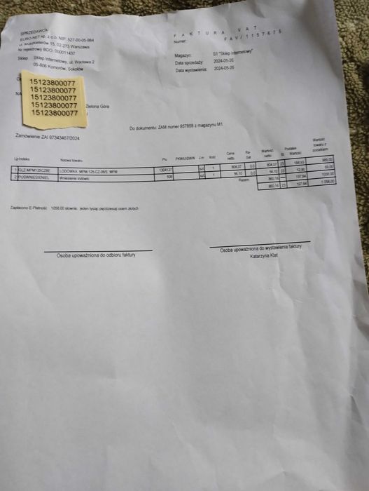 Lodówka 2024 rok mała na gwarancji