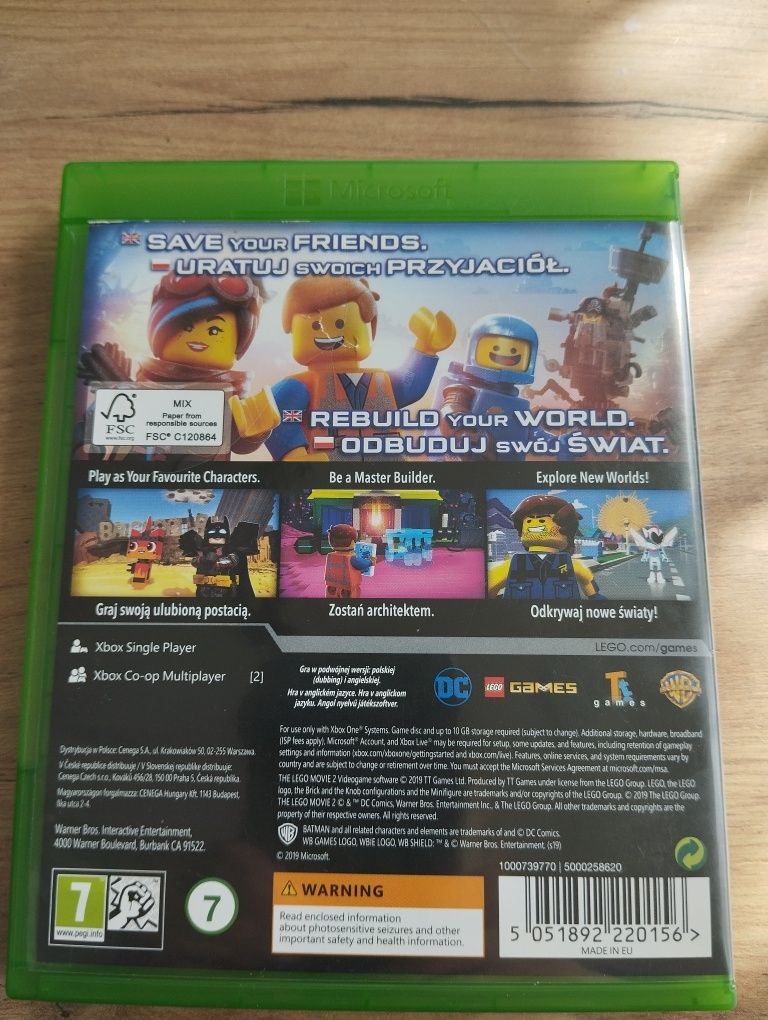 Xbox one LEGO movie 2