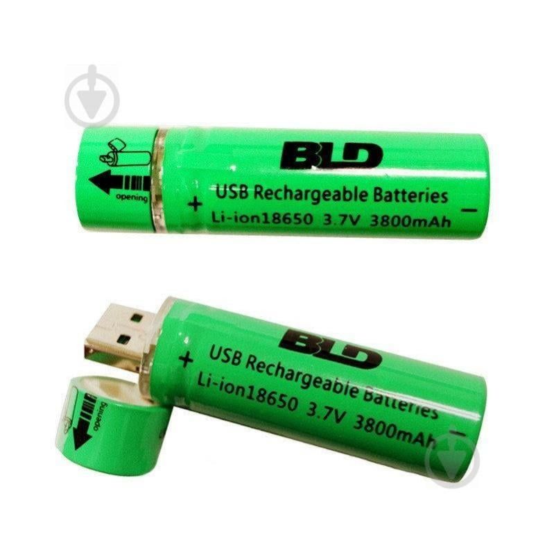 Аккумулятор Батарейка BATTERY USB18650 c USB зарядкой