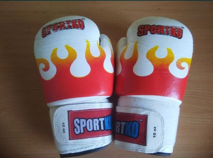 Боксерські рукавиці (10 oz, рідкісний дизайн, нат. шкіра)