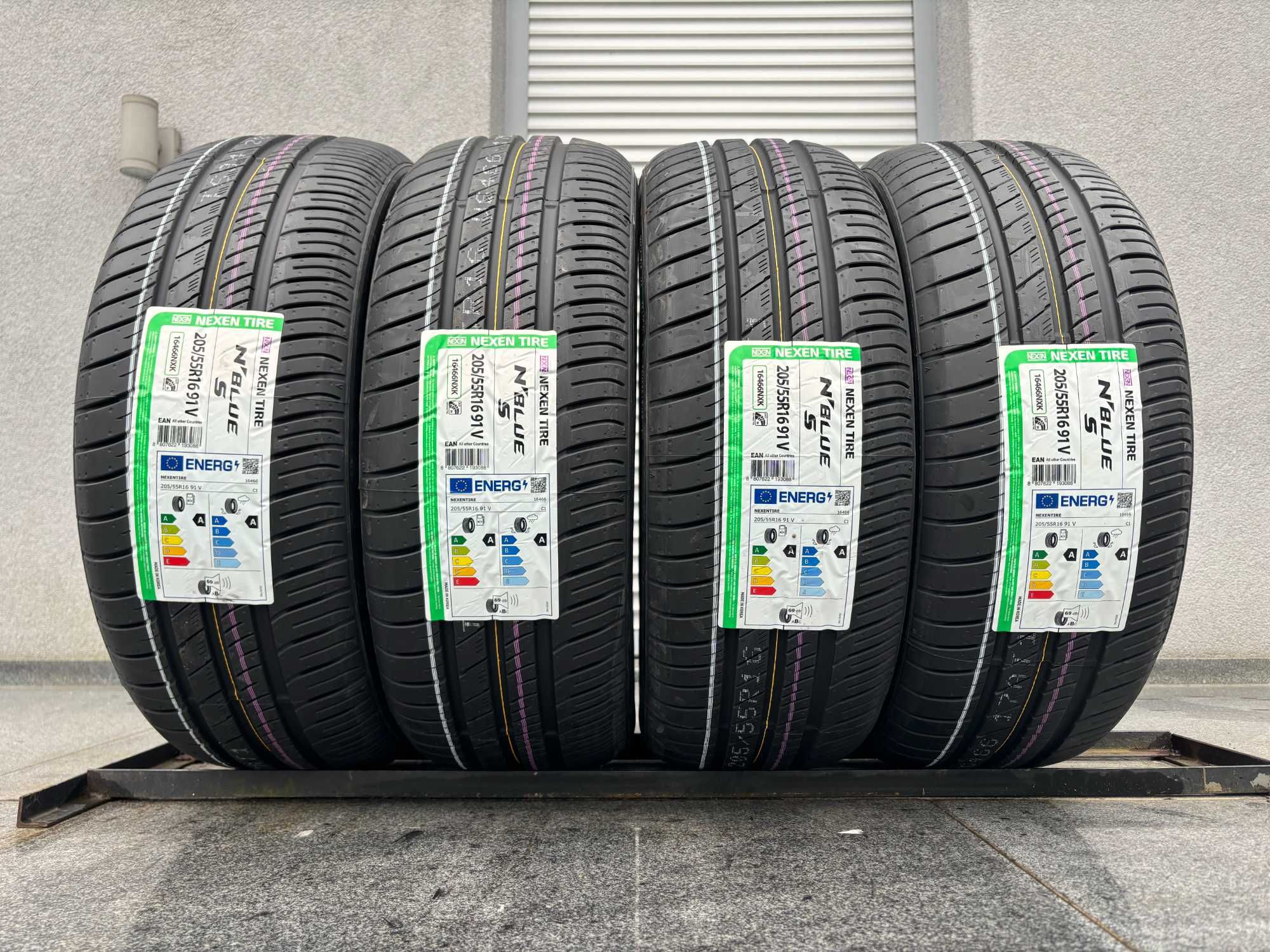 x4 letnie 205/55R16 Nexen N'BlueS 91V 2024r Parametry A,A 69db ! gwar