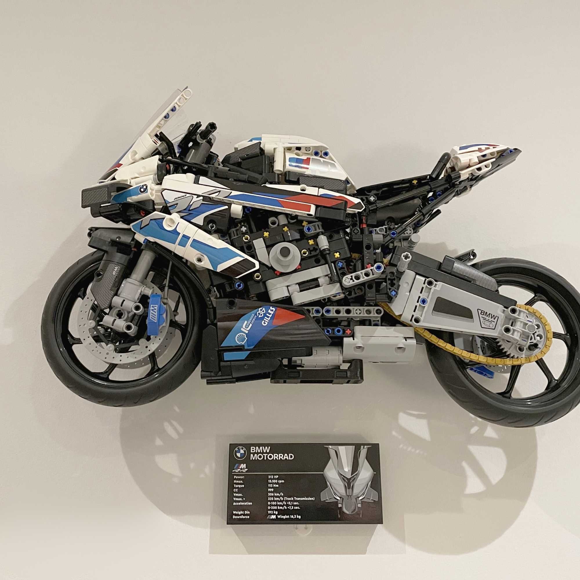Кронштейн Кріплення для LEGO Technic Мотоцикл BMW M 1000 RR (42130)