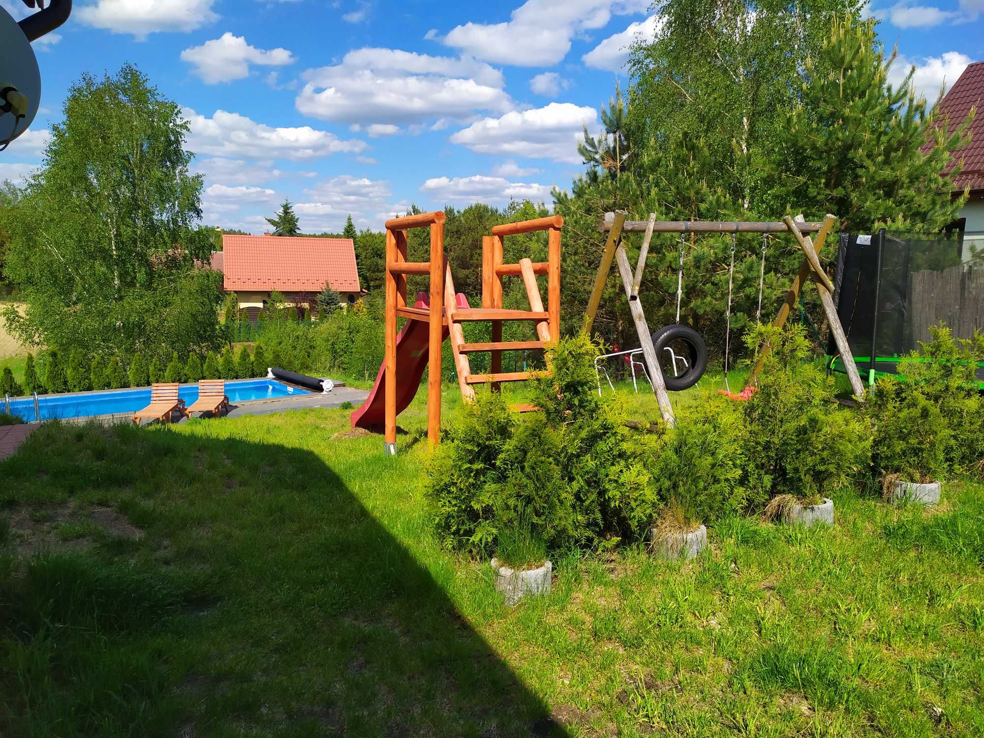 Dom na Kaszubach z prywatnym basenem, sauną, kuchnią ogrodową.