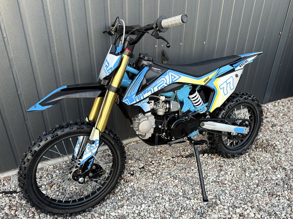 Nowy Duży Cross Ultra 125cc! koła 17/14 PIT-BIKE Wzmocniona rama! HIT!