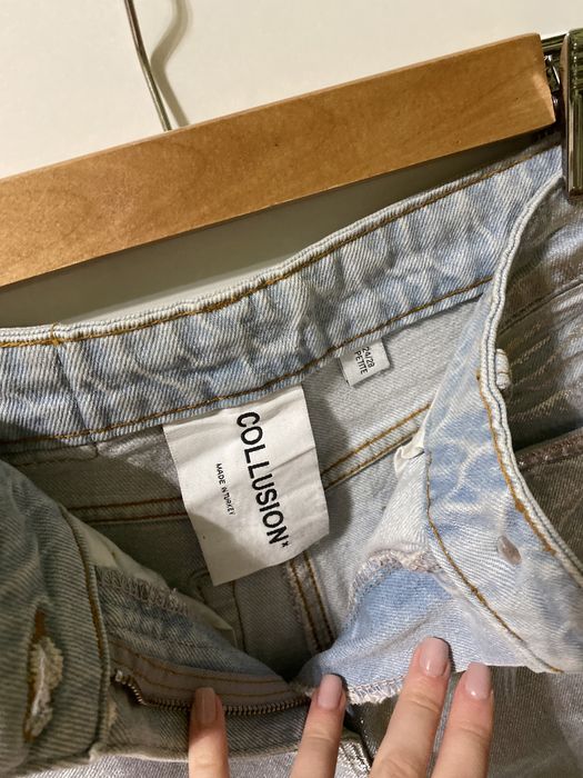 Джинси Collusion з напиленням