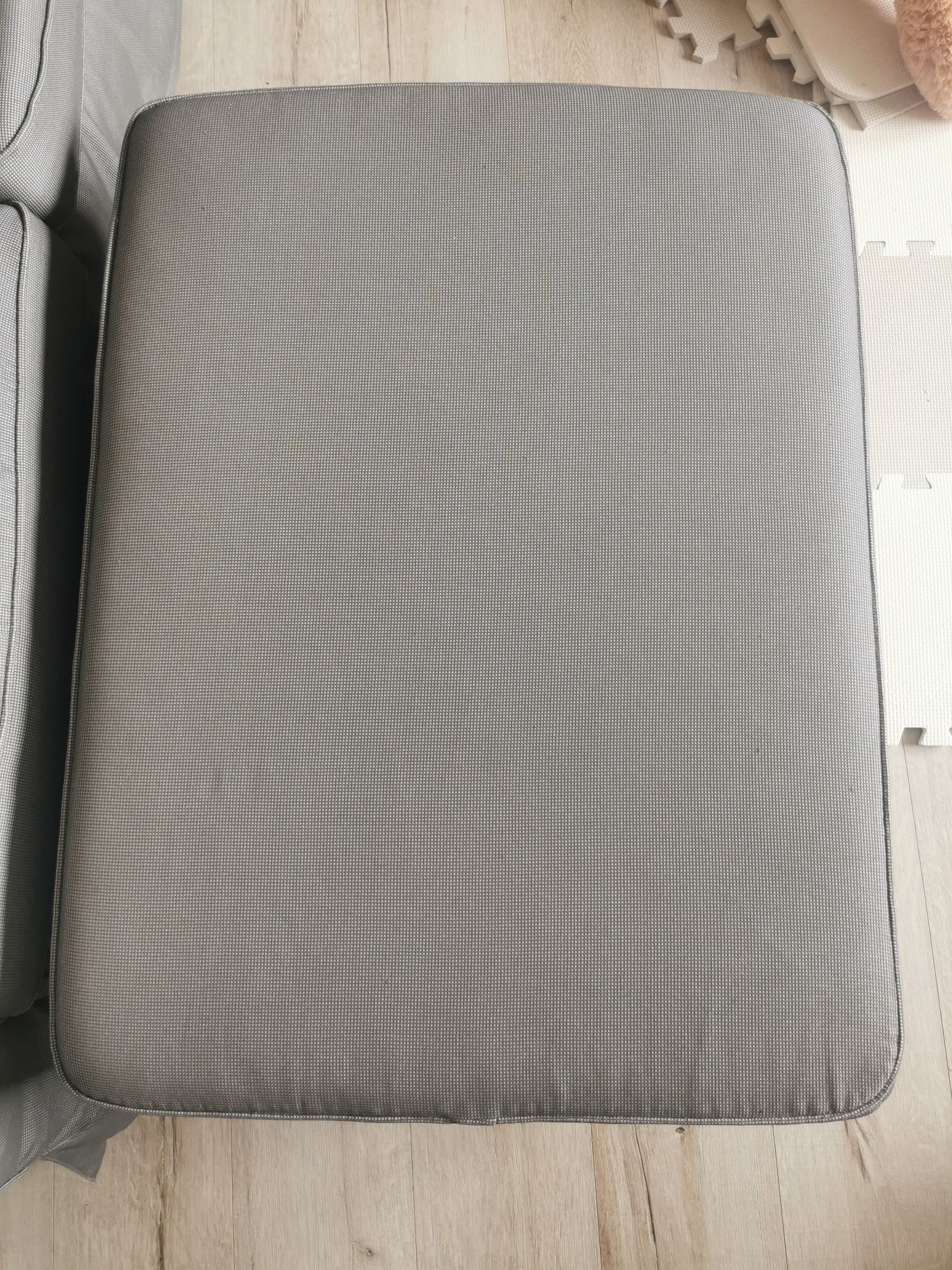 Ektorp kanapa + podnóżek Ikea szary